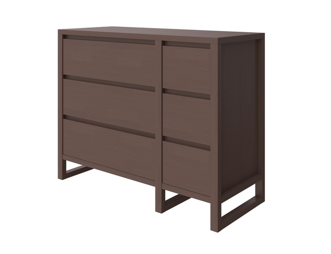 Комод Canada (6 ящиков), Красно-коричневый